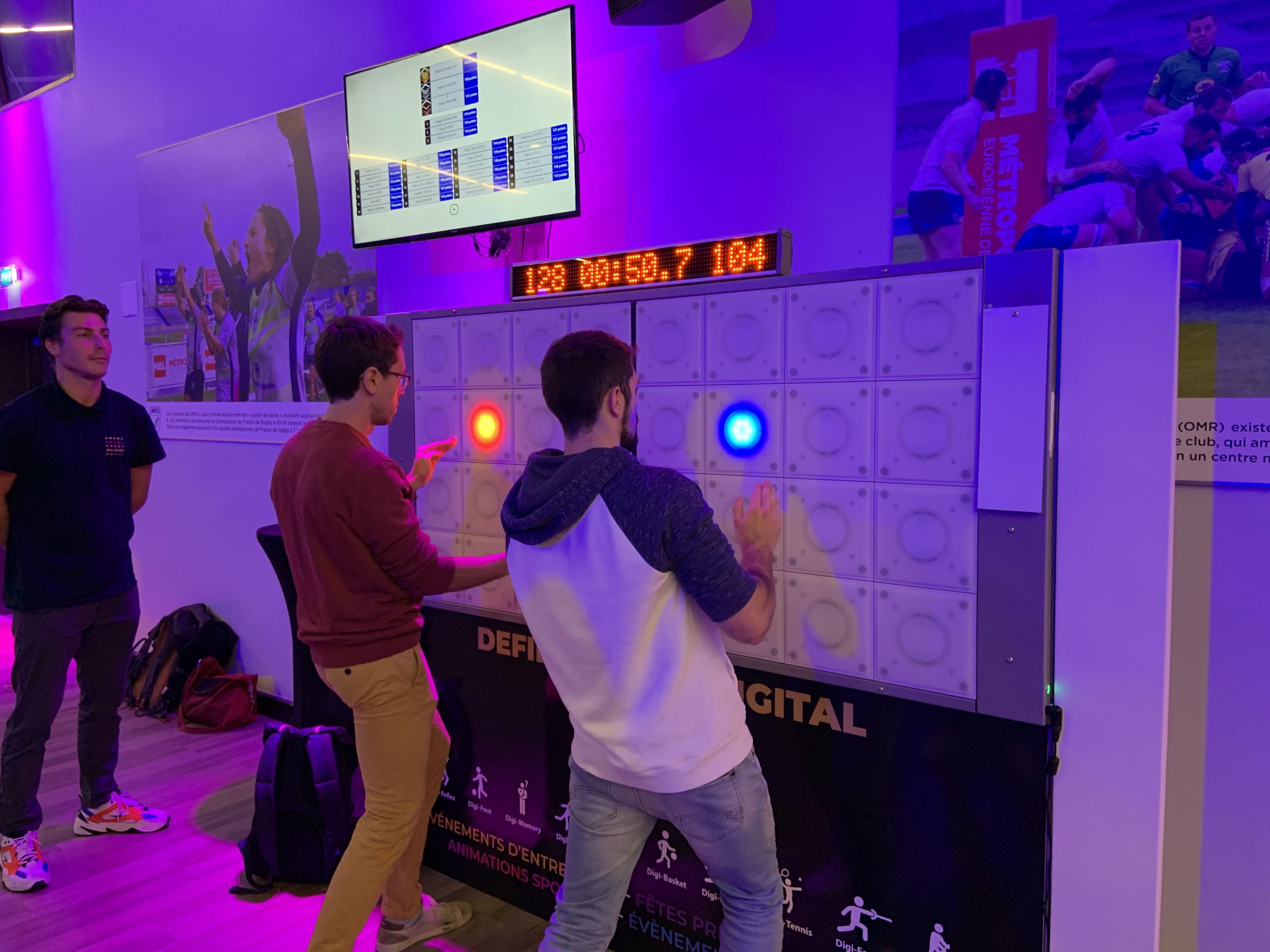 wad events Mur digital multi-jeux